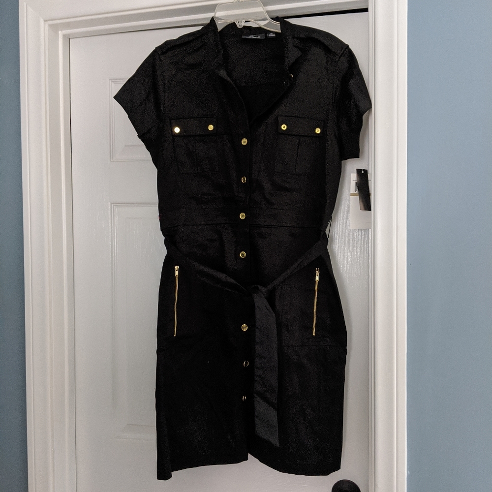 NWT Lennie for Nina Leonard Size 12 black dress